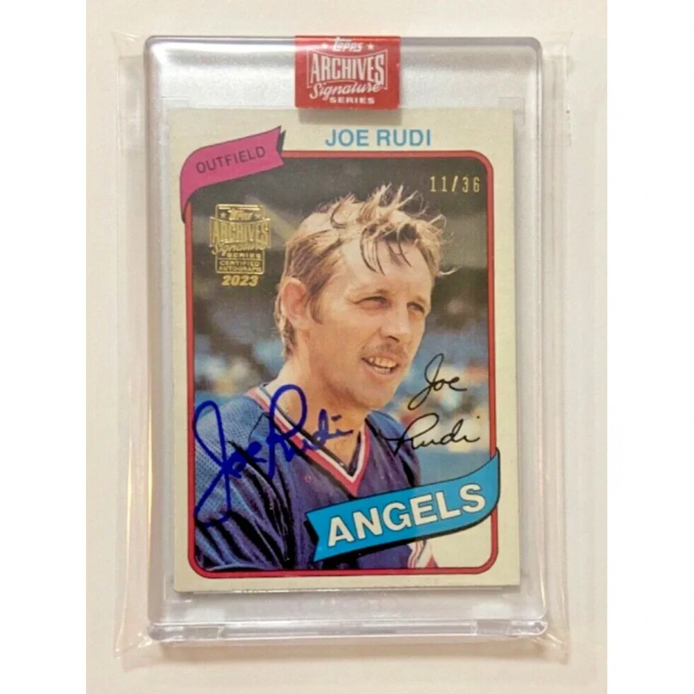 JOE RUDI 2023 Topps Archives Signature Series Auto 1980‎ Topps